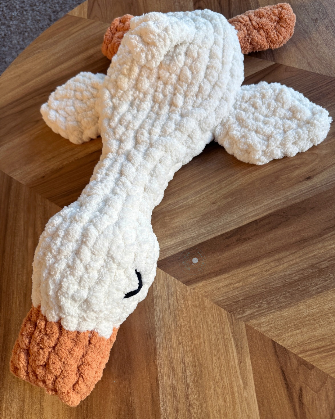 Sleepy goose snuggler