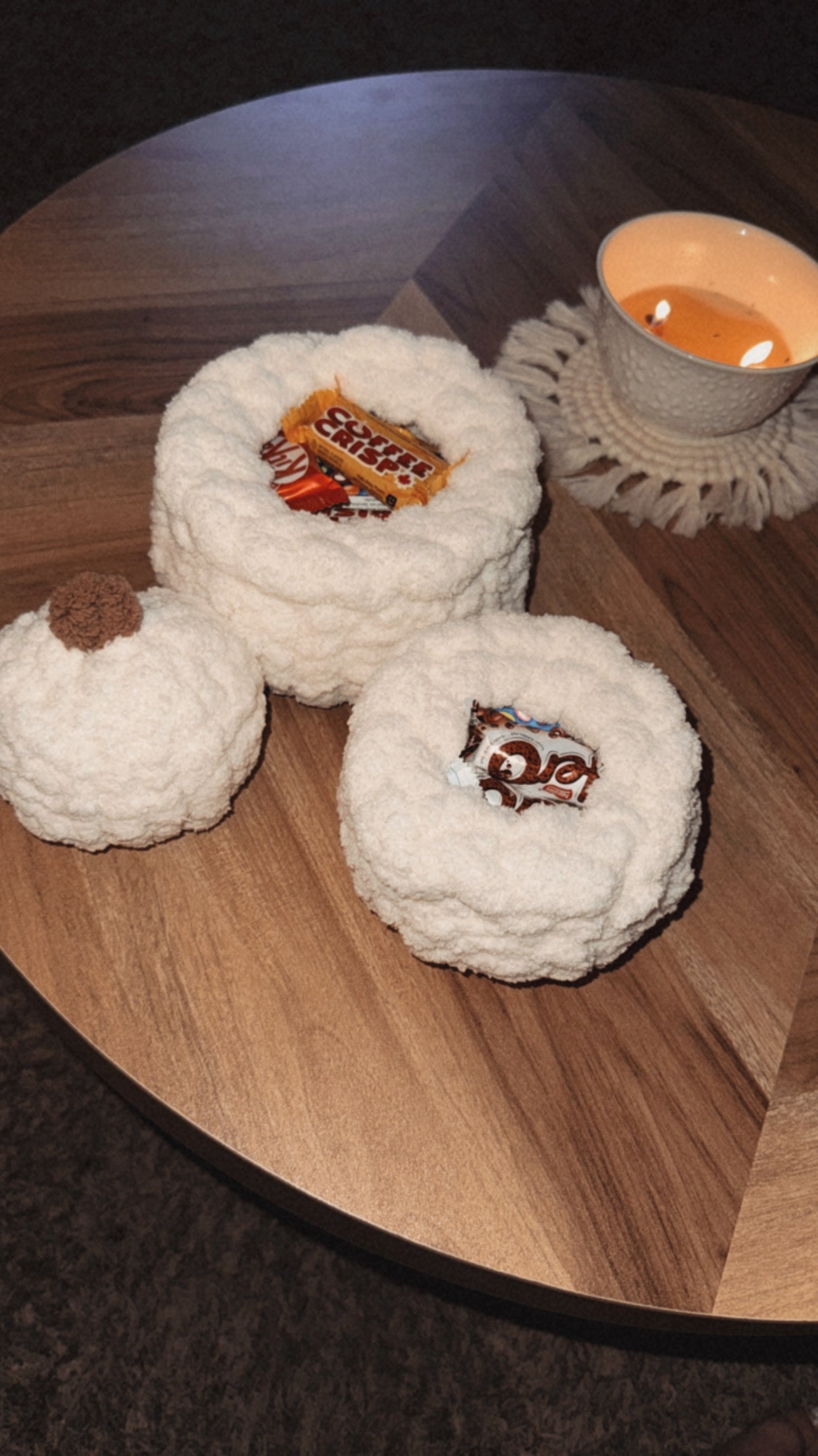 Pumpkin stack/candy bowls