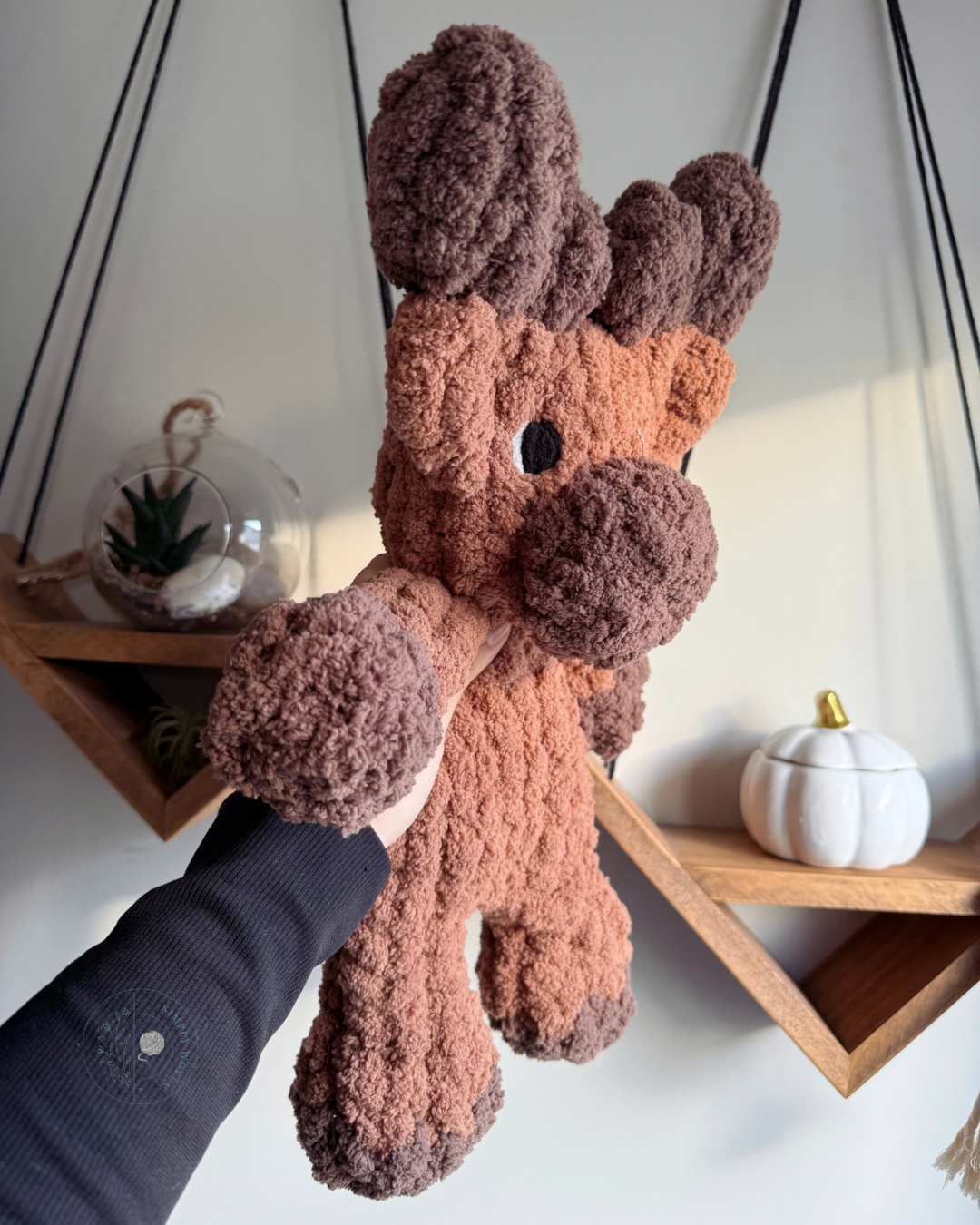 Mini moose snuggler
