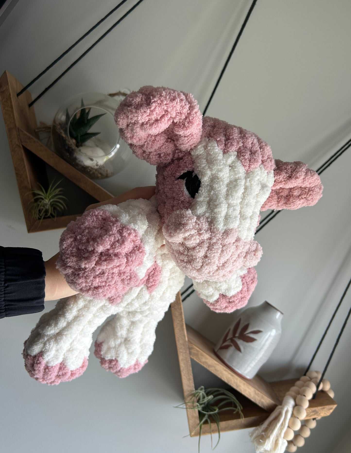 Mini cow snuggler