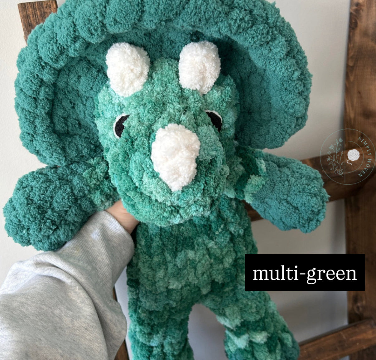 Triceratops snuggler