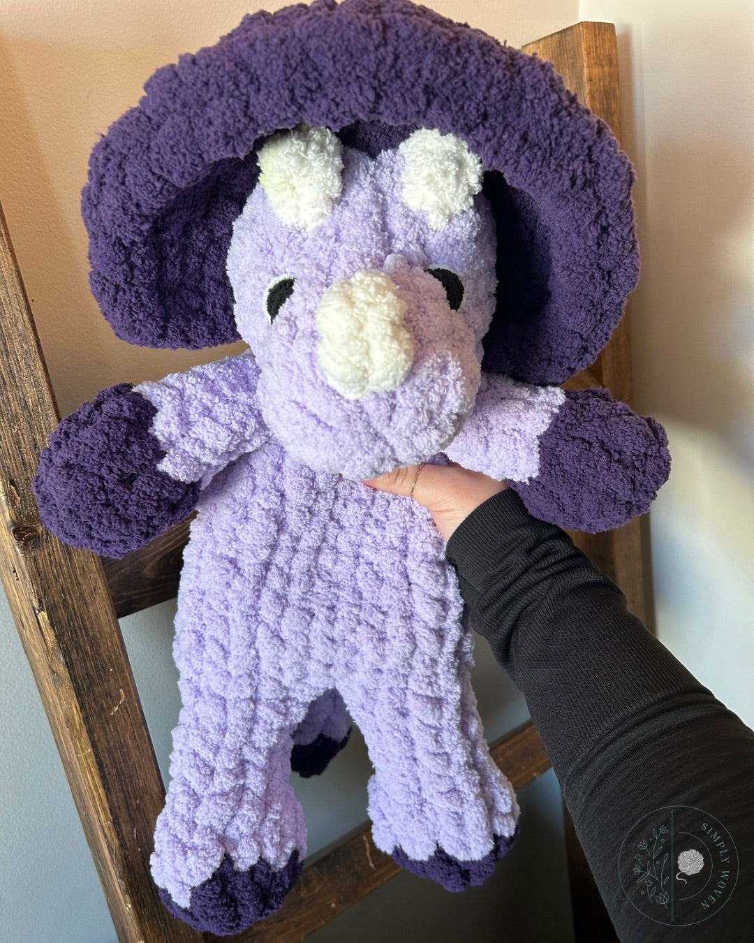Triceratops snuggler