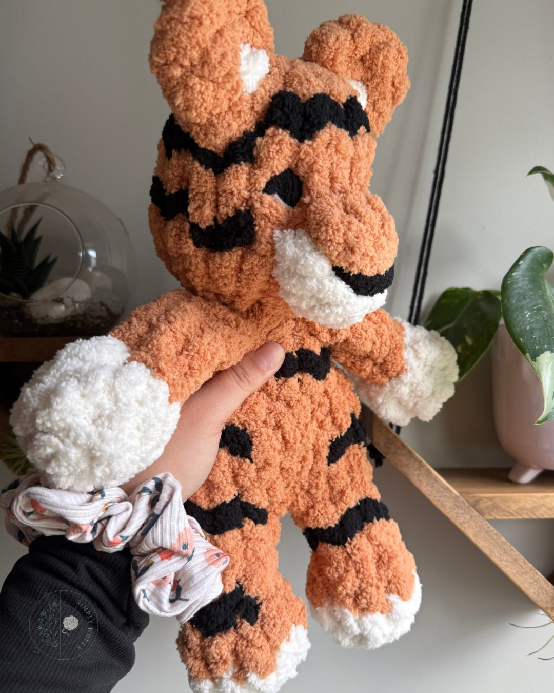 Mini “tigger” inspired snuggler