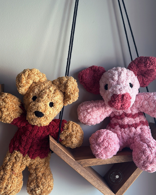 Mini “piglet” inspired snuggler